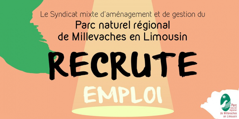 Recrutement - Parc naturel régional de Millevaches en Limousin