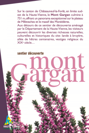 Couverture du sentier découverte du Mont-Gargan